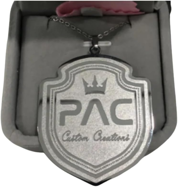 Personalized Photo Necklace – Custom Laser Engraved Picture Pendant
