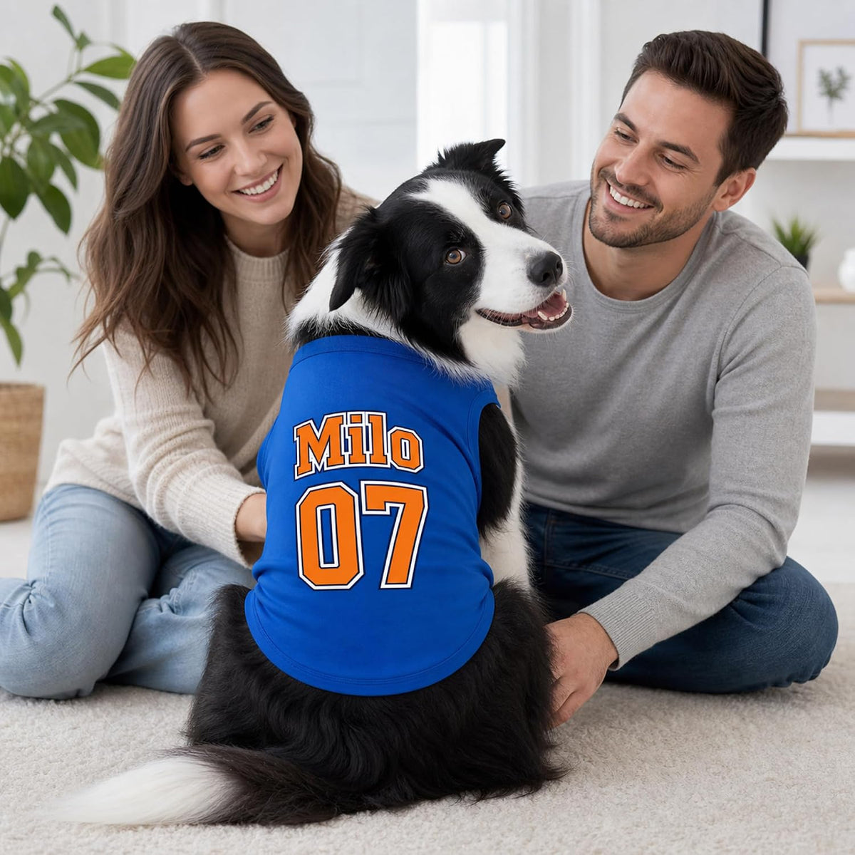 Personalized Dog Shirt with Name, Text or Logo – Polyester Pet Tank Top