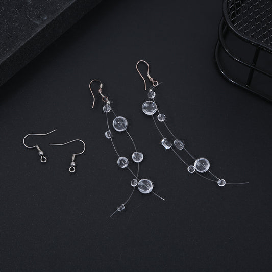 handmade dew rain earrings