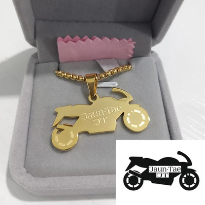 Personalized Photo Necklace – Custom Laser Engraved Picture Pendant