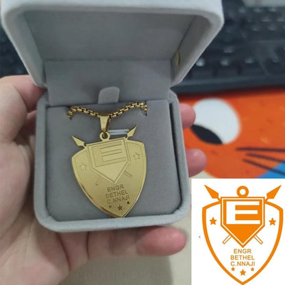 Personalized Photo Necklace – Custom Laser Engraved Picture Pendant