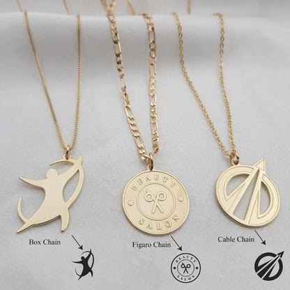 Personalized Photo Necklace – Custom Laser Engraved Picture Pendant