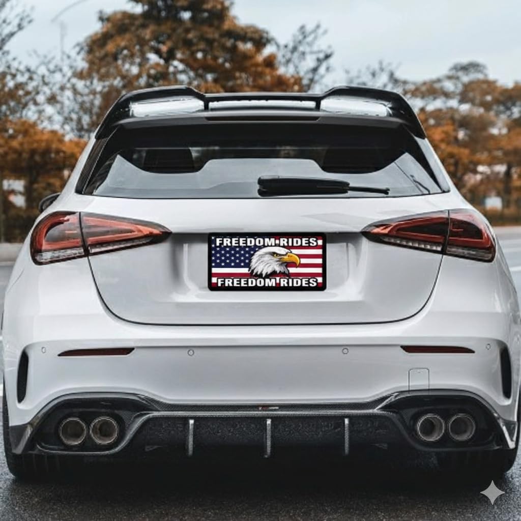 Personalized Front License Plate – UV Printed Metal Vanity Tag, 6x12 in