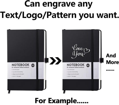 Custom Notebook Journal – Personalized with Logo, Text or Image, 192 Pages