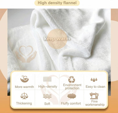 Personalized Photo Blanket – Custom Picture Flannel Throw