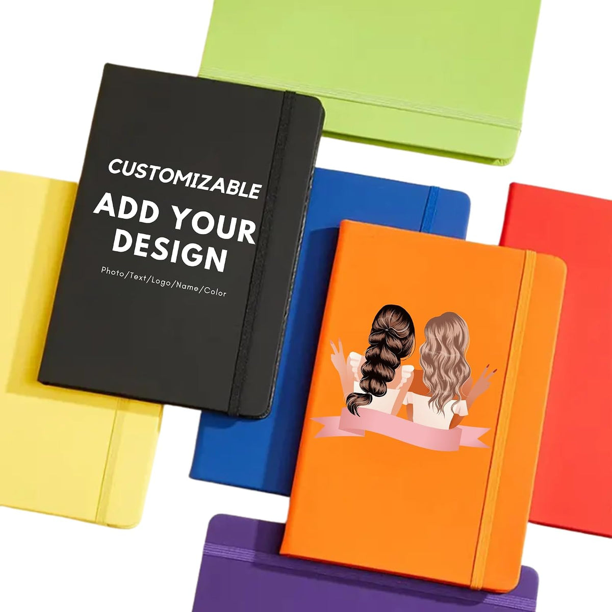 Custom Notebook Journal – Personalized with Logo, Text or Image, 192 Pages