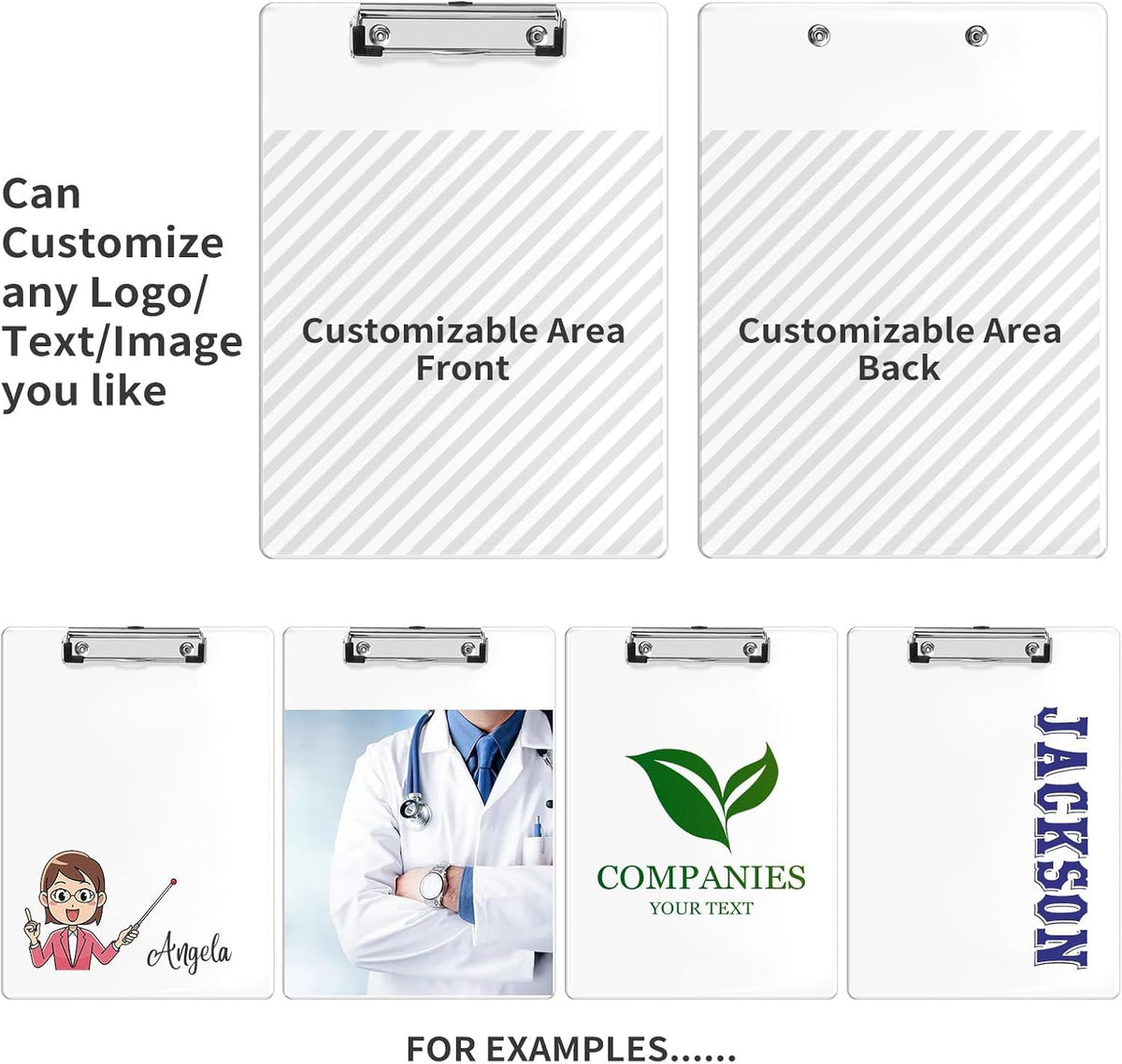 Personalized Clipboard – Custom Photo, Text or Logo A4 Clipboard
