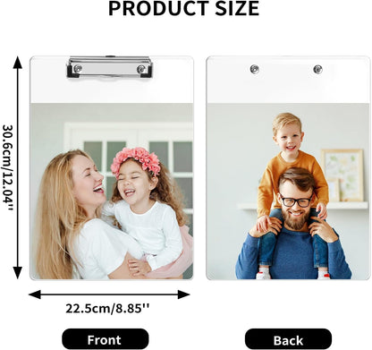 Personalized Clipboard – Custom Photo, Text or Logo A4 Clipboard