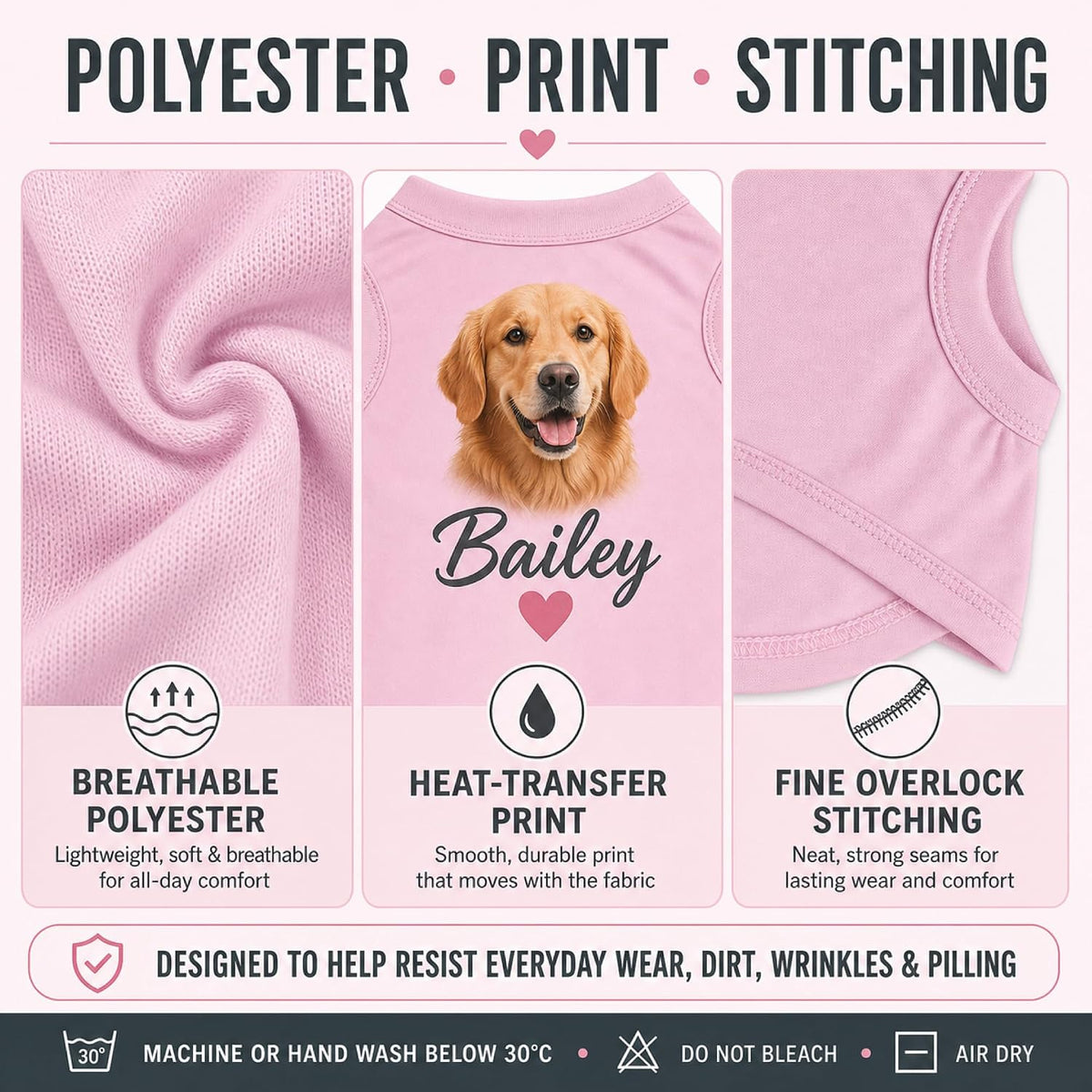 Personalized Dog Shirt for Birthdays and Pet Families