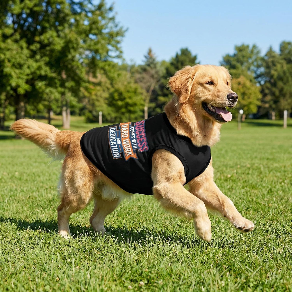 Personalized Dog Shirt with Name, Text or Logo – Polyester Pet Tank Top